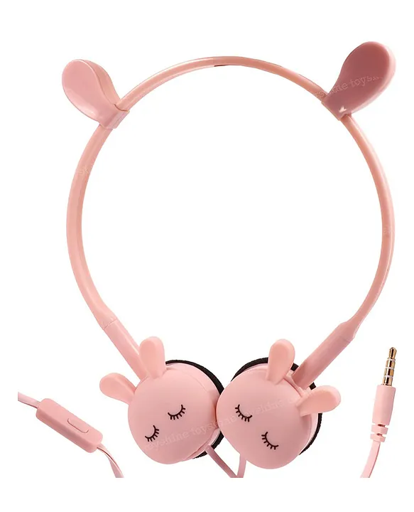 Pink 2025 bunny headset