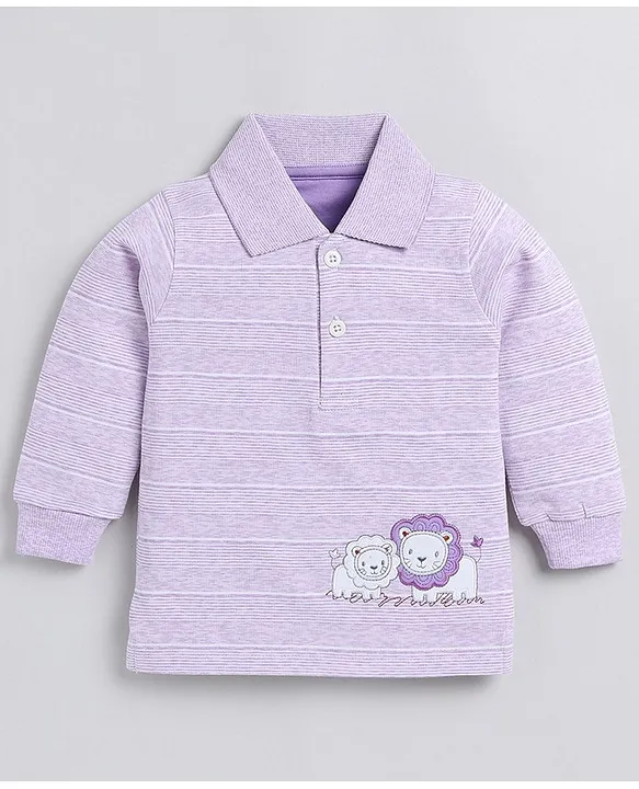 Infant purple polo clearance shirt