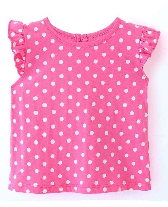 Babyhug Cotton Jersey Knit Frock with Cap Sleeves  Inner T-Shirt Floral Print - Multicolor