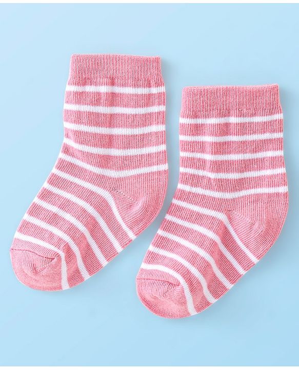 Cute Walk by Babyhug Anti-Bacterial Ankle Length Socks Bunny Design Pack of 7 - Multicolour