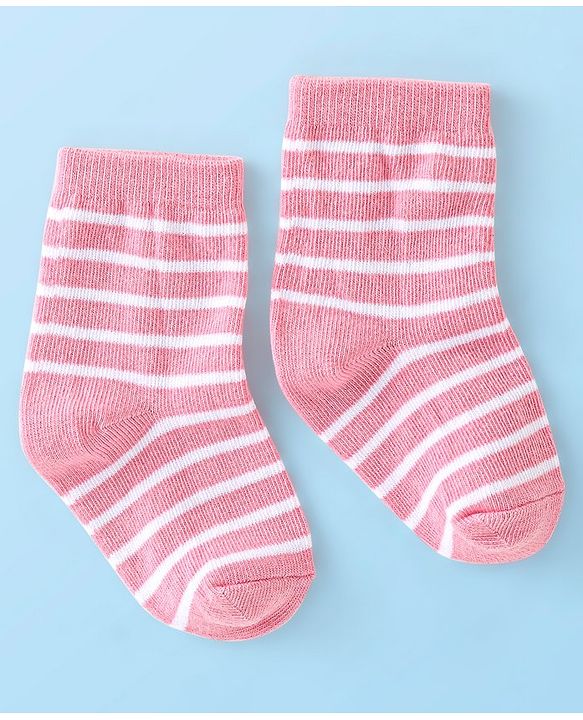 Cute Walk by Babyhug Anti-Bacterial Ankle Length Socks Bunny Design Pack of 7 - Multicolour