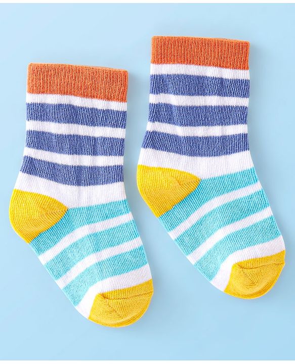 Cute Walk by Babyhug Anti-Bacterial Ankle Length Socks Bunny Design Pack of 7 - Multicolour