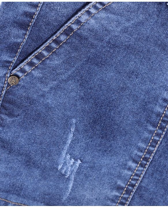 Pine Kids Full Length Denim Washed Jeans - Blue