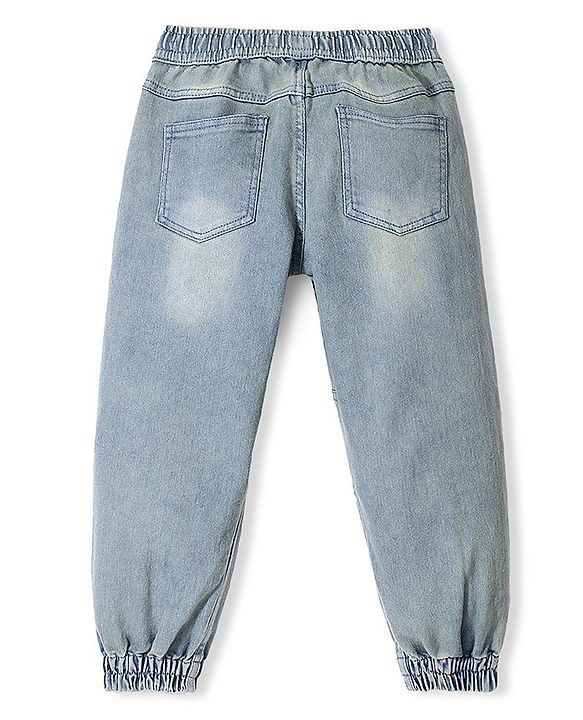 Pine Kids Denim Full Length Washed Jeans - Blue
