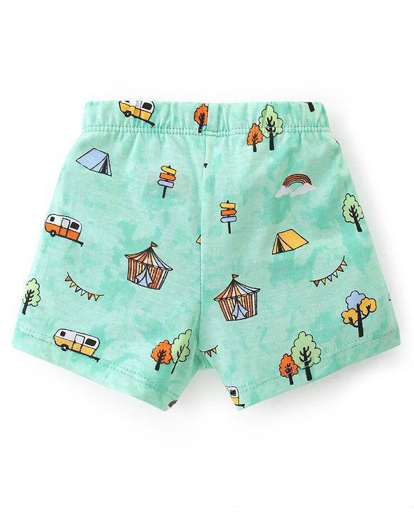Babyhug 100% Cotton Knit Striped Trunk Pack of 3 - Multicolor