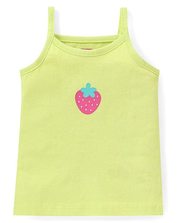 Babyhug 100% Cotton Knit Sleeveless Floral Printed Slips Pack of 3 - Multicolour
