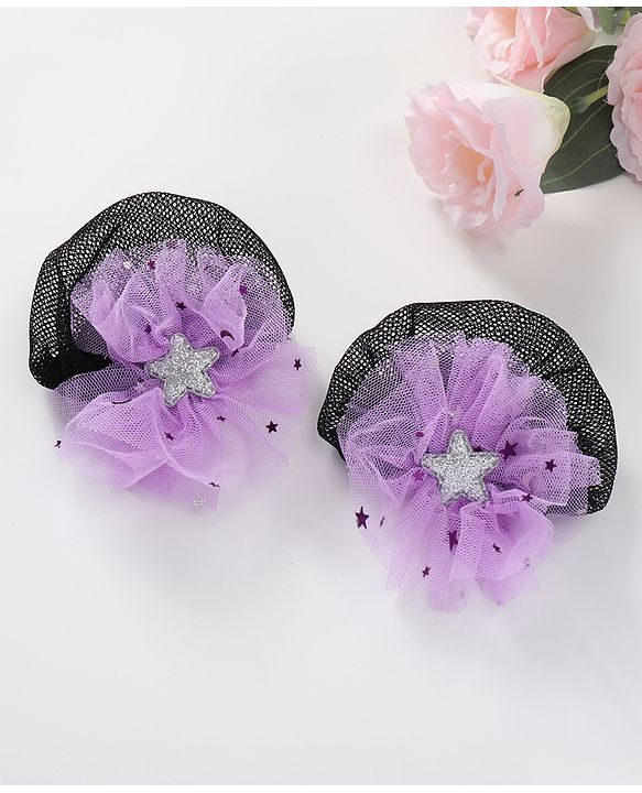 Babyhug Free Size Scrunchies Pack of 2 - Purple