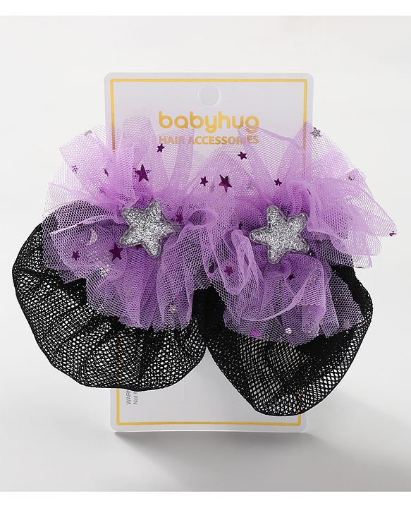 Babyhug Free Size Scrunchies Pack of 2 - Purple