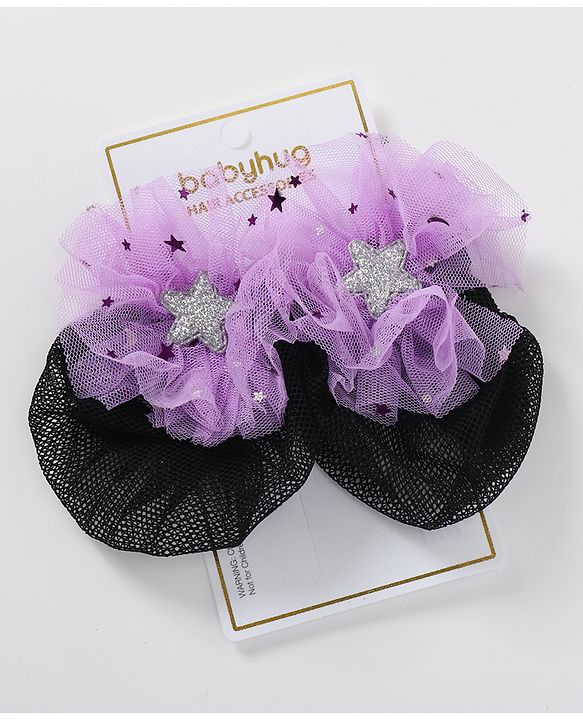 Babyhug Free Size Scrunchies Pack of 2 - Purple