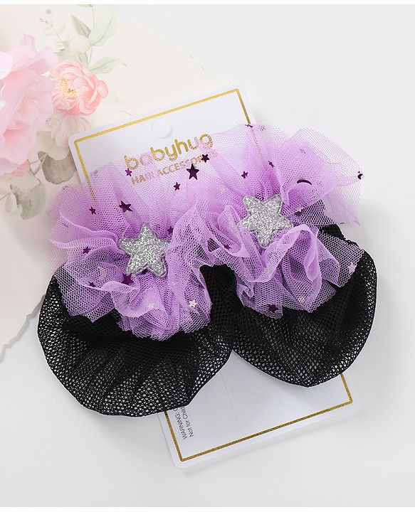 Babyhug Free Size Scrunchies Pack of 2 - Purple