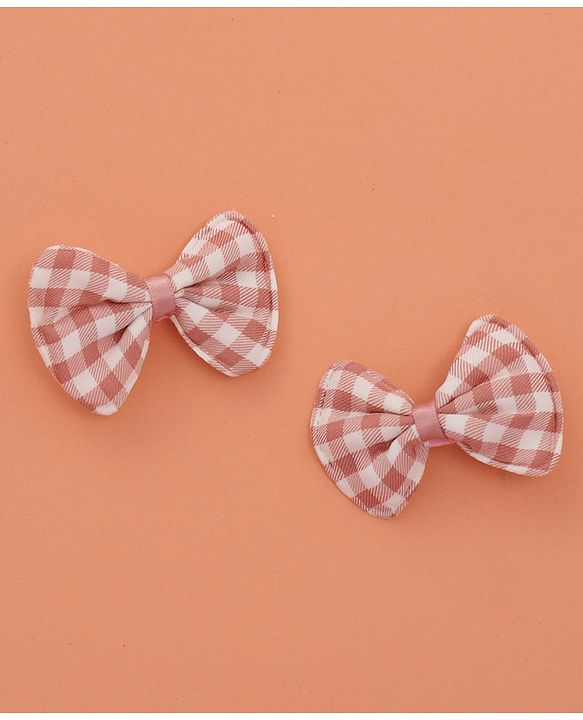 Babyhug Sunglasses  with Bow Clips - Black & Brown