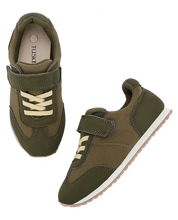 Boys olive green shoes sale