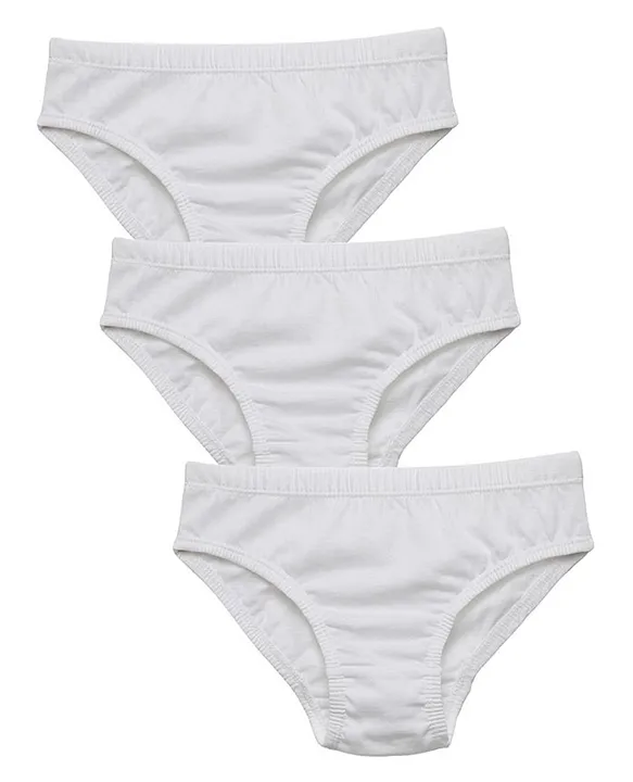 Solid Briefs - White