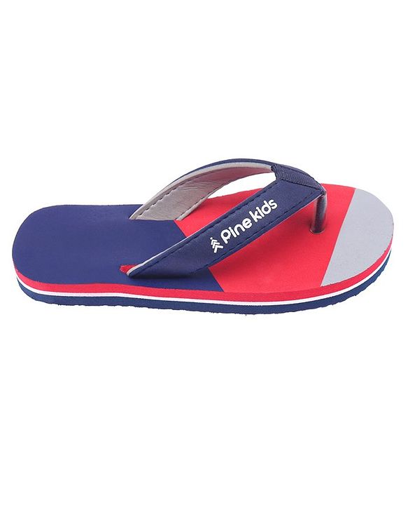 Pine Kids Slip On Flip Flops - Navy Blue