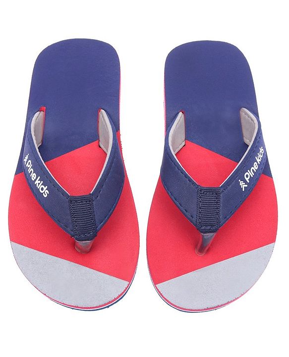 Pine Kids Slip On Flip Flops - Navy Blue