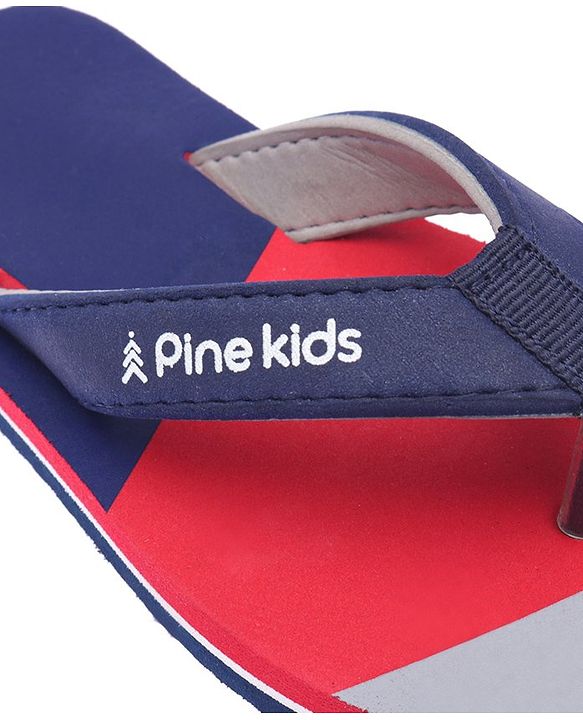Pine Kids Slip On Flip Flops - Navy Blue