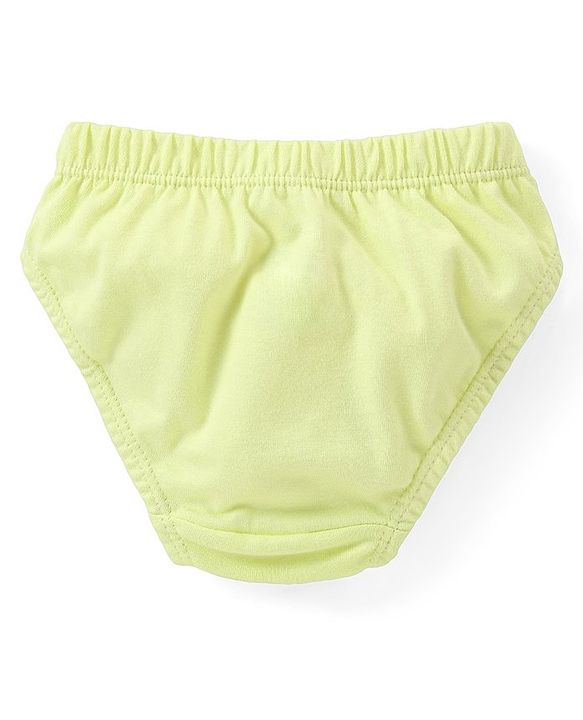 Babyhug 100% Cotton Knit Panties with Deer & Polka Dot Print Pack of 3 - Pink & Green