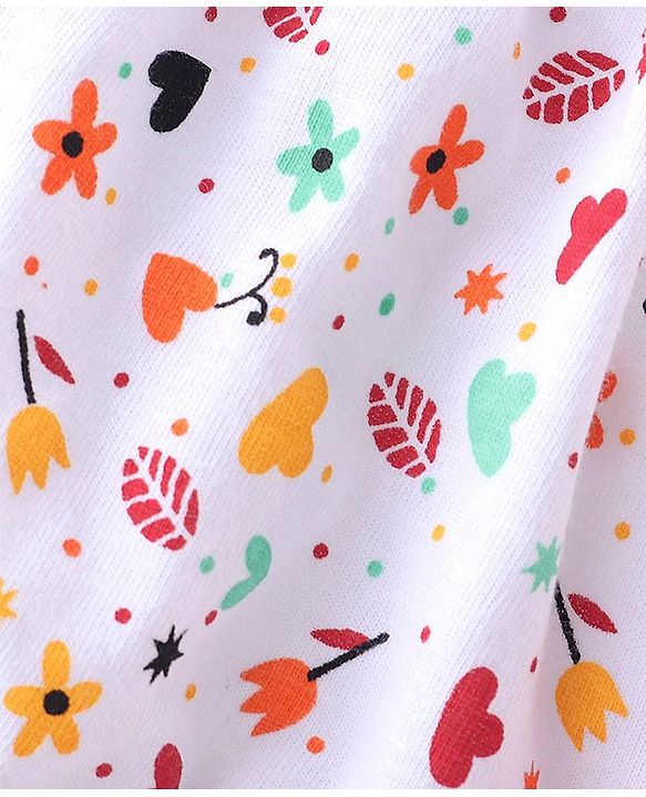 Babyhug 100% Cotton Bloomer Heart Print Pack of 3 - Multicolour