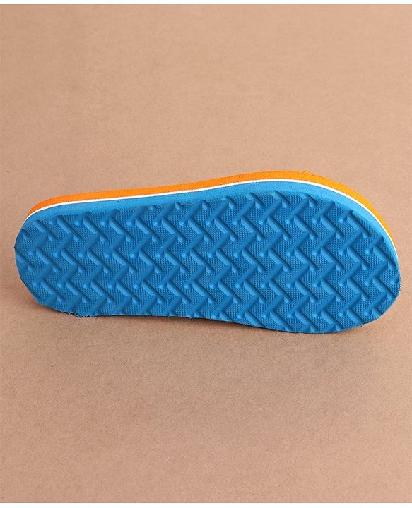 Cute Walk by Babyhug Slip On Flip Flops Tiger Print - Orange