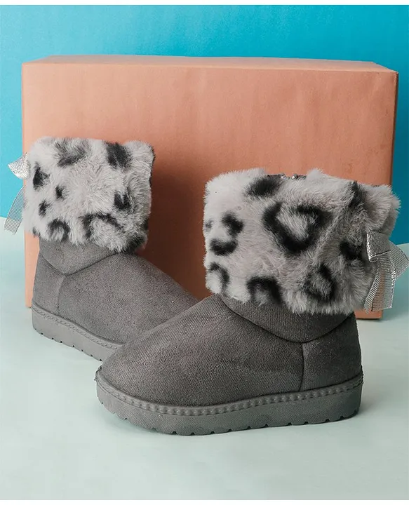 Leopard on sale winter boots