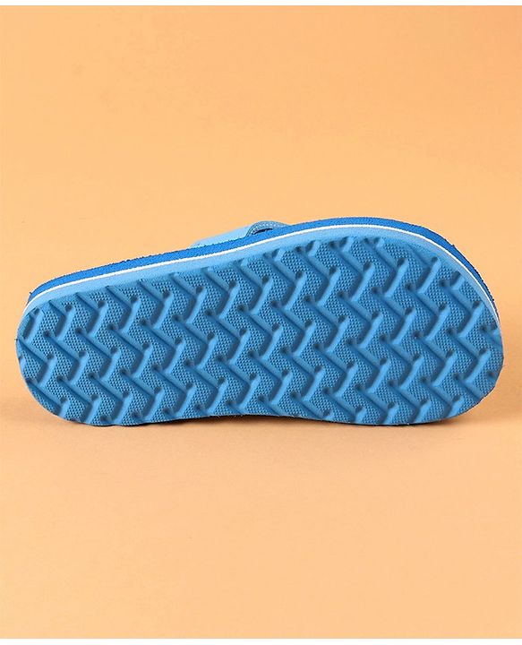 Cute Walk by Babyhug Slip On Flip Flops Monster Print - Blue