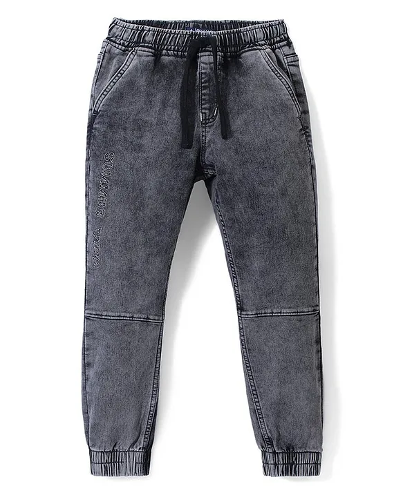 Denim joggers for kids online