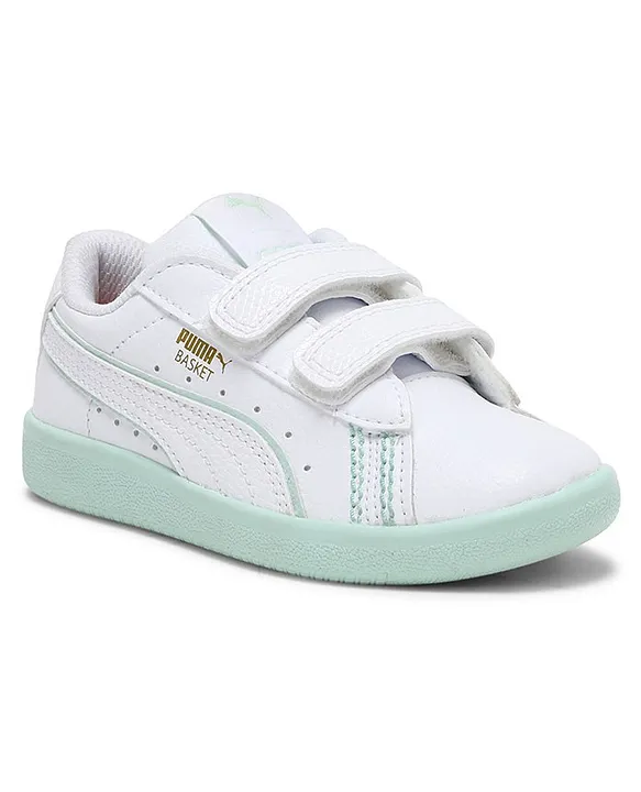 Puma basket cheap velcro