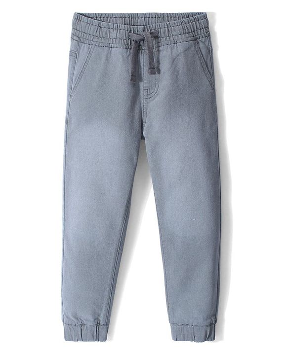 Pine Kids Denim Full Length Washed Jeans - Grey
