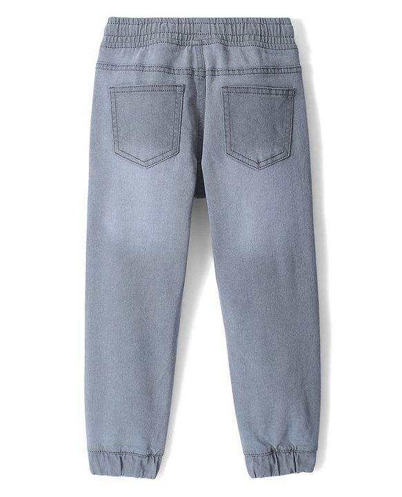 Pine Kids Denim Full Length Washed Jeans - Grey