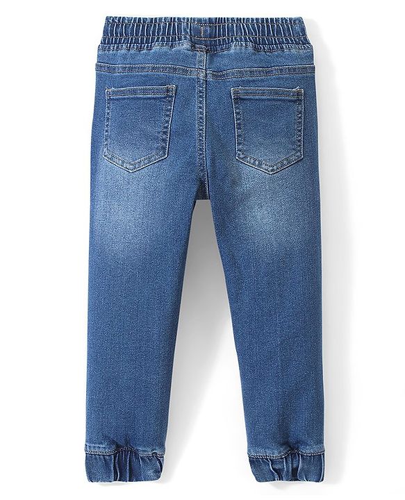 Pine Kids Denim Full Length Washed Jeans - Mid Wash