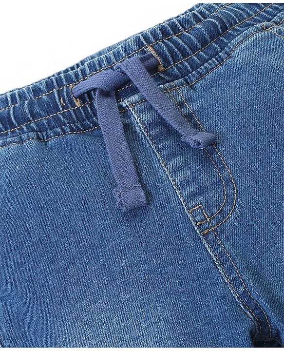Pine Kids Denim Full Length Washed Jeans - Mid Wash