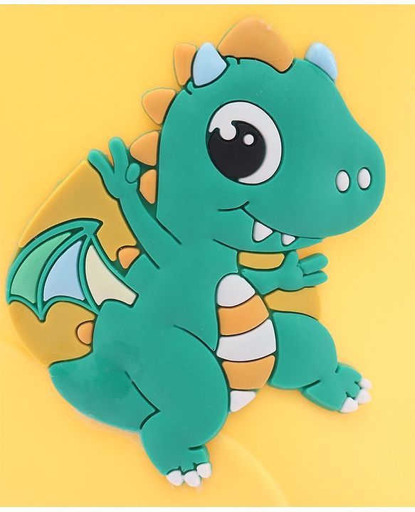 Cute Walk by Babyhug Gumboots with Dino Applique -Yellow