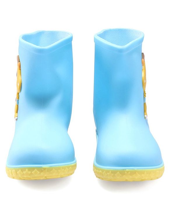 Cute Walk by Babyhug Gumboots with Dino Applique -Blue