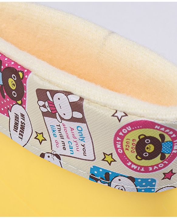 Cute Walk by Babyhug Slip Ons Rain Boots Rabbit Design - Pink