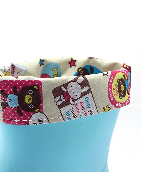 Cute Walk by Babyhug Slip Ons Rain Boots Rabbit Design - Pink