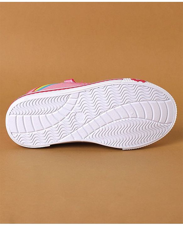 Cute Walk by Babyhug Casual Shoes With Velcro Closure - Pink