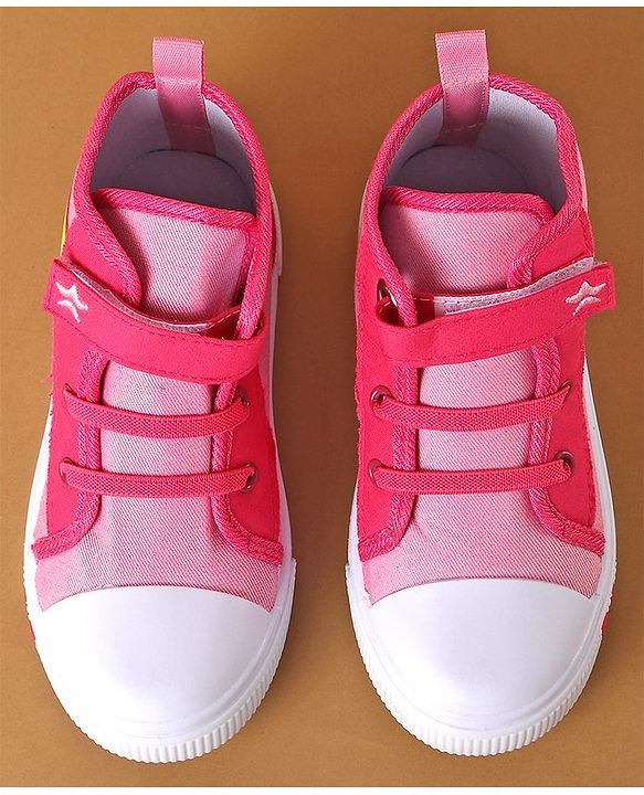 Cute Walk by Babyhug Casual Shoes With Velcro Closure - Pink