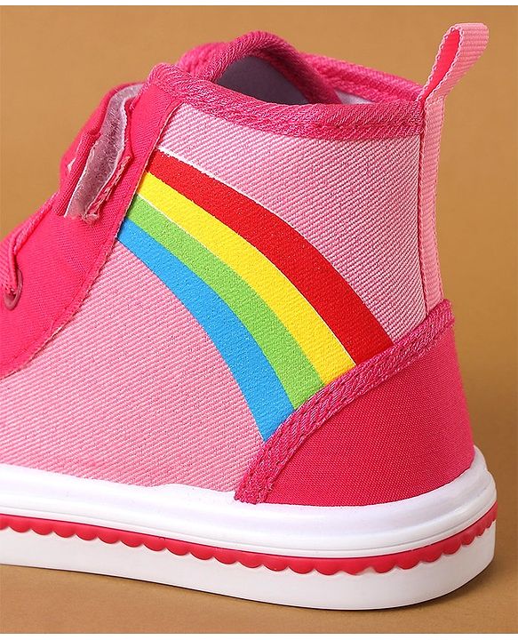 Cute Walk by Babyhug Casual Shoes With Velcro Closure - Pink