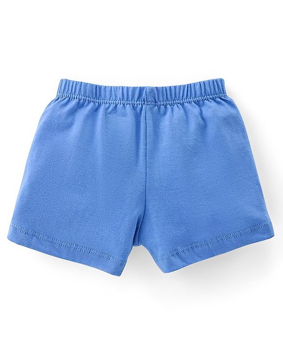 Babyhug 100% Cotton Knit Trunks Stars & Dino Print Pack of 5 - Multicolour
