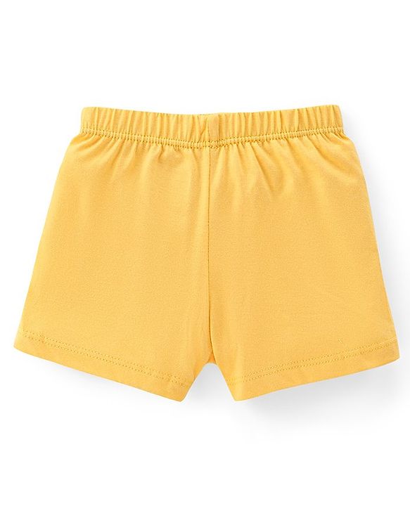 Babyhug 100% Cotton Knit Trunks Stars & Dino Print Pack of 5 - Multicolour