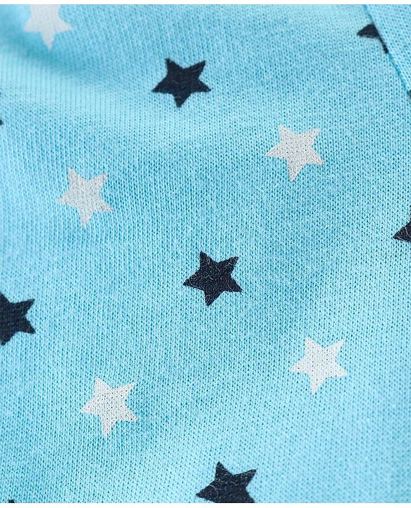 Babyhug 100% Cotton Stars Printed Trunks Pack of 5 - Multicolour