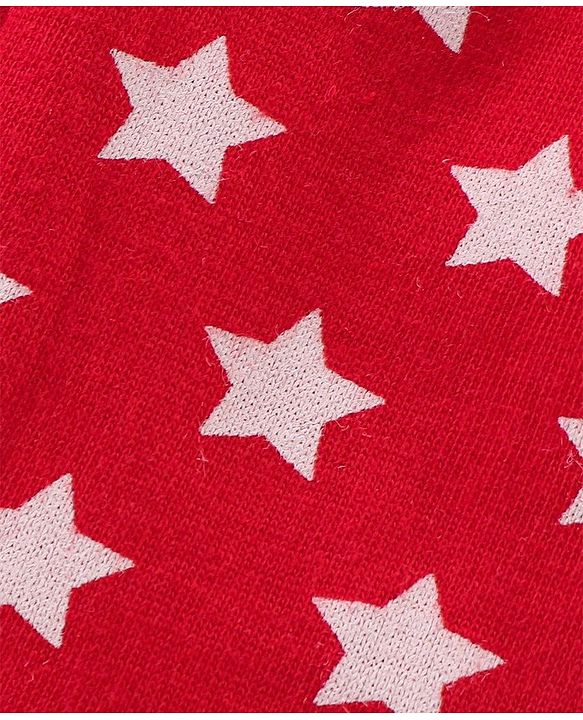 Babyhug 100% Cotton Trunk Star Print Pack of 3 - Multicolour