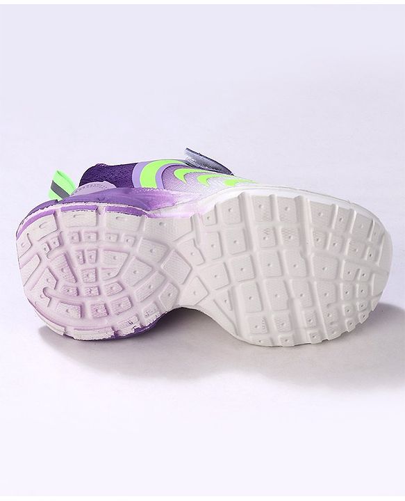 Cute Walk by Babyhug Velcro Closure Sneakers Shoes- Purple