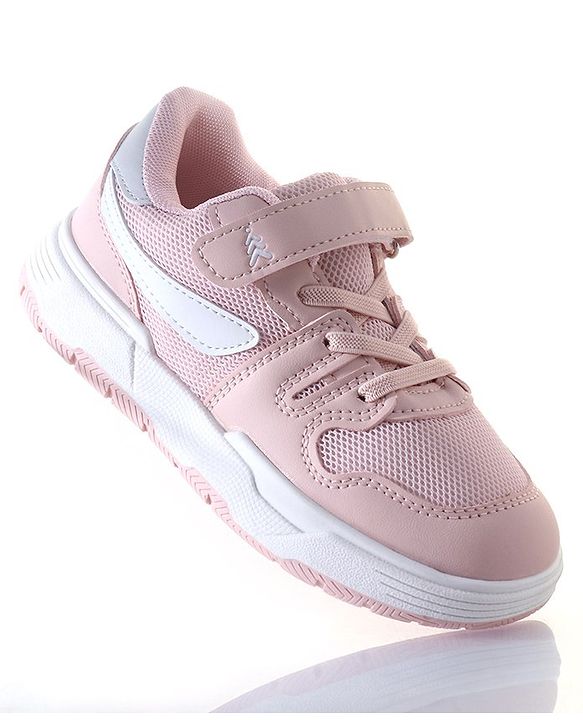 Pine Kids Sneakers Shoes with Velcro Closure - White