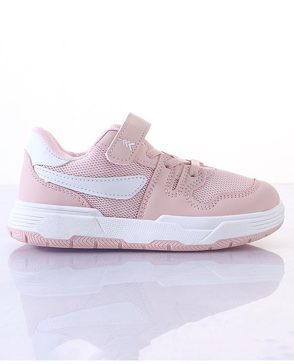 Pine Kids Sneakers Shoes with Velcro Closure - White