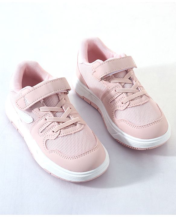 Pine Kids Sneakers Shoes with Velcro Closure - White