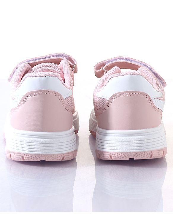 Pine Kids Sneakers Shoes with Velcro Closure - White