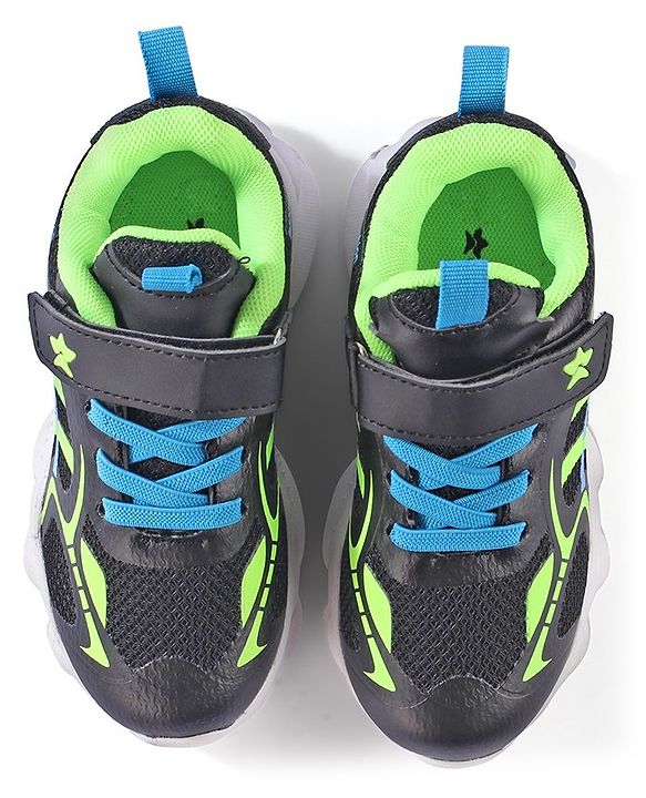 Cute Walk by Babyhug Velcro Closure Sneaker Shoes - Black