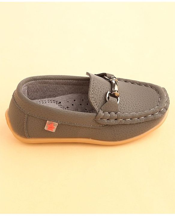 Cute Walk by Babyhug Slip On Formal & Partywear Shoes - Grey