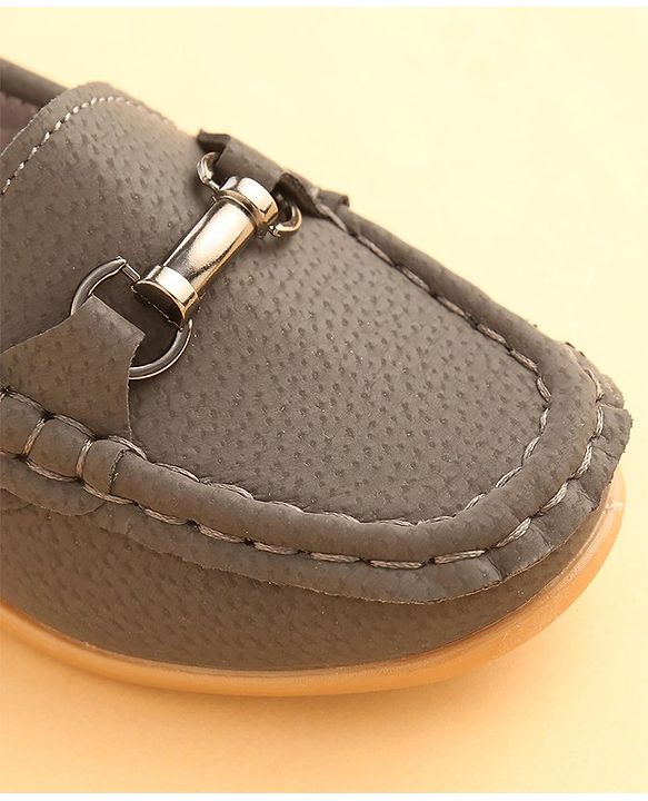 Cute Walk by Babyhug Slip On Formal & Partywear Shoes - Grey